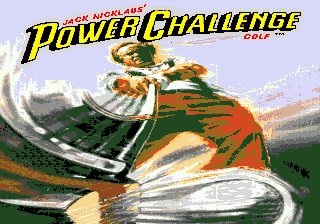 Jack Nicklaus' Power Challenge Golf (USA, Europe) Title Screen